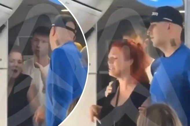 Пассажирка устроила дебош на рейсе из Новосибирска в Москву | Источник: «АСТ-54 Black» / Telegram