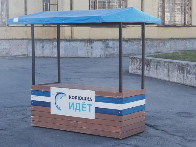 В продаже пока присутствует ладожская корюшка, невская ещё не появилась | Источник: Михаил Огнев / FONTANKA.RU