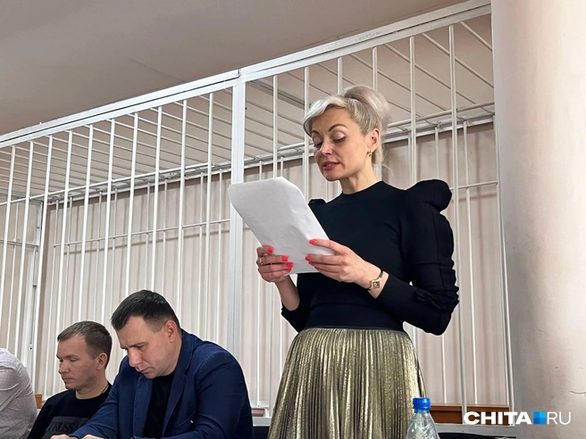 Попова выступает на судебных прениях | Источник: Александр Хамраев / CHITA.RU