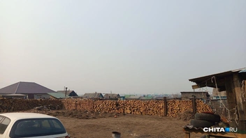 Дым в Карымском | Источник: очевидец