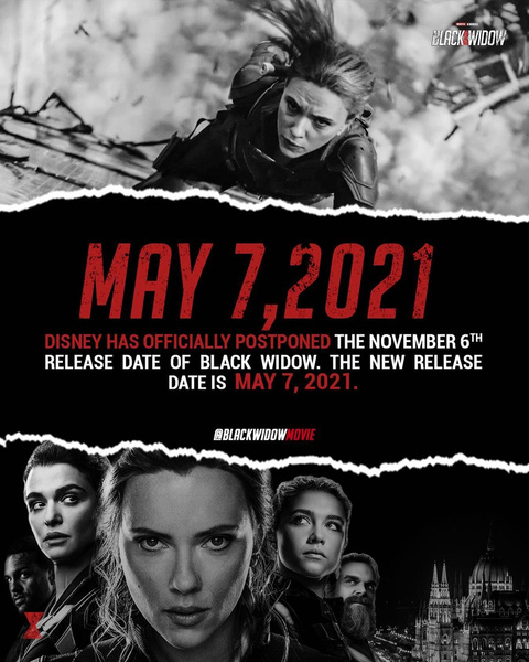 В этом году мы не увидим ни одного нового фильма Marvel — премьеру «Черной вдовы» снова перенесли
