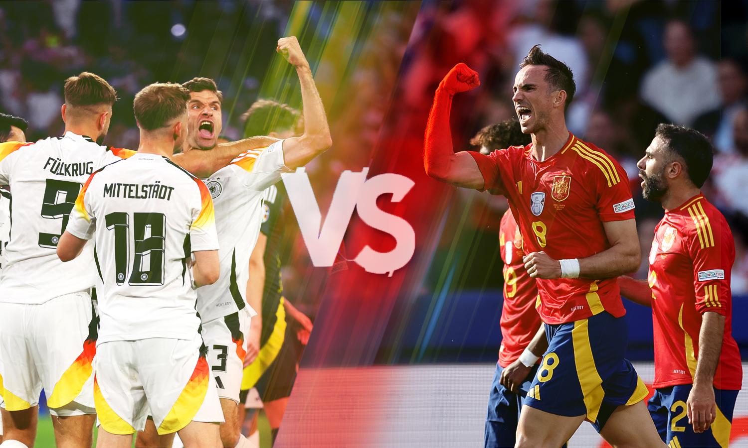 5 фактов о сборных Испании и Германии по футболу, которые сразятся в четвертьфинале Евро-2024