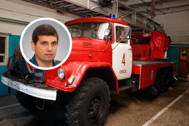 Александр Рекин в структуре омского МЧС служит 25 лет | Источник: Иван Рейзвих / NGS55.RU, МЧС России по Омской области /55.mchs.gov.ru