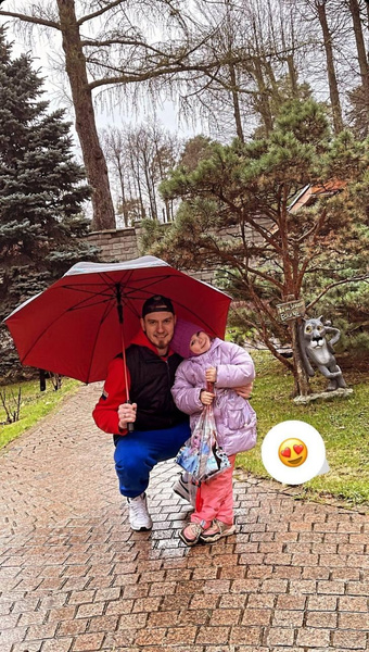 Игорь Макаров с дочкой