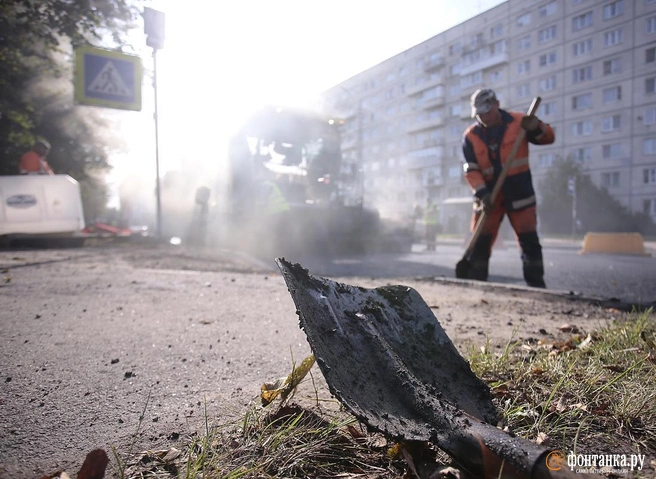 Работы будут вести до марта | Источник: Сергей Михайличенко / FONTANKA.RU