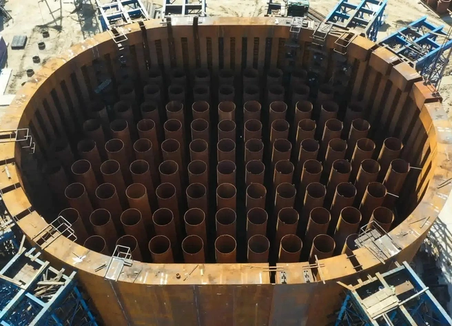 Первый коффердам | Источник: mintrans.sakha.gov / news