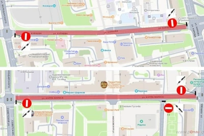 В Пензе 4 апреля временно изменят схему движения