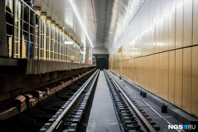 Второй тоннель станции «Золотая Нива» еще не достроен | Источник: Александр Ощепков / NGS.RU