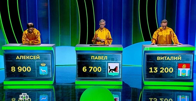 С таким результатом игроки подошли к финальному раунду | Источник: «Своя игра» / Ntv.ru