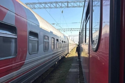 Сход грузового поезда в Ростовской области