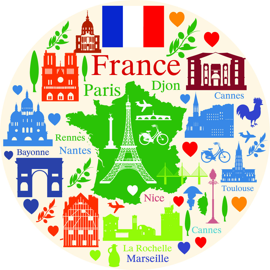 главные точки на карте Парижа