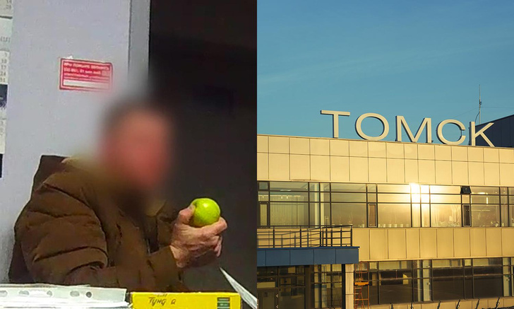 Кидался яблоками, приставал к пассажирам: видео с задержанием авиадебошира в Томске