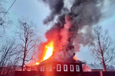 В пожаре в Онеге погиб 74-летний мужчина