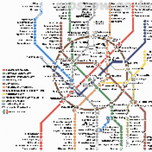 Яндекс составил необычную карту метро, на которой переименовал все станции