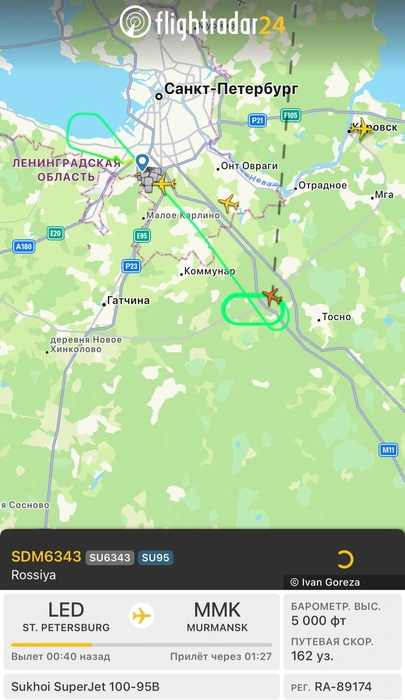 Источник: Flightradar24