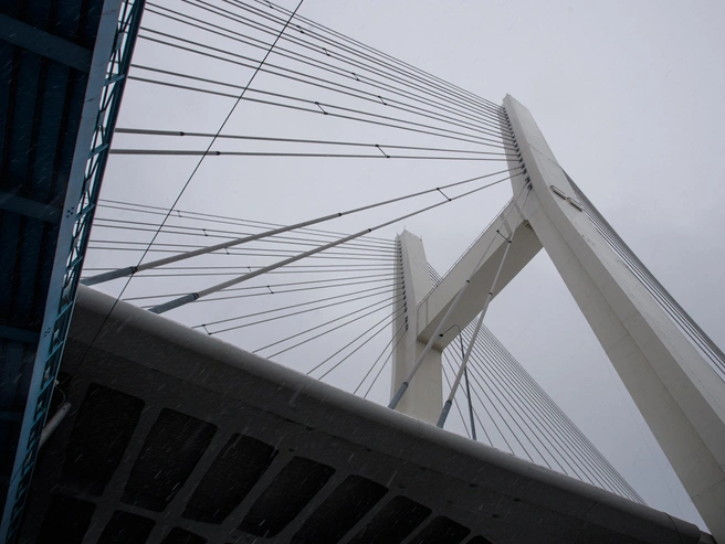 Строительство нового моста через Обь планируют завершить в текущем году. | Источник: Андрей Бортко / NGS.RU