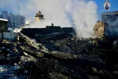 В Даровском районе на пожаре погиб мужчина