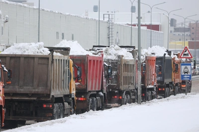 В Туле 8 января ввели запрет на въезд грузовиков