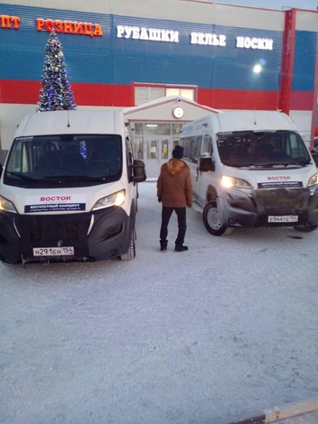 Бесплатные шаттлы ТК&nbsp;«Восток» | Источник: ООО&nbsp;«ЛУЧ»