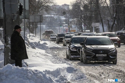 Снежная буря надвигается на Нижний Новгород
