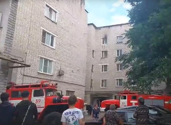 В Скопине произошел пожар в пятиэтажке | ya62.ru