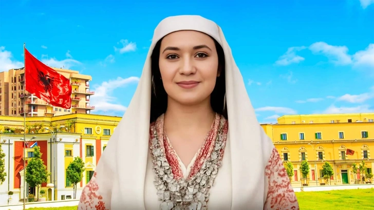 Виртуальный ИИ-министр Албании Диэлла выглядит как женщина в национальном костюме: сначала она была лицом чат-бота на государственном сайте, а потом пошла на повышение | Источник: AI