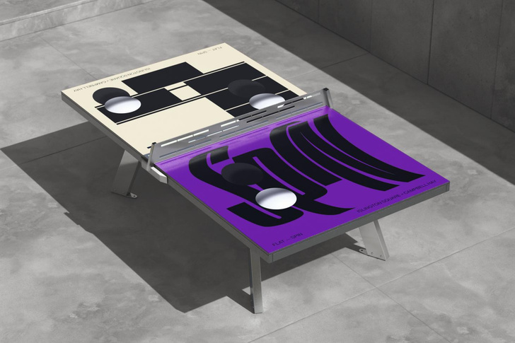 Дизайнерские столы для пинг-понга: как вам такое решение?
