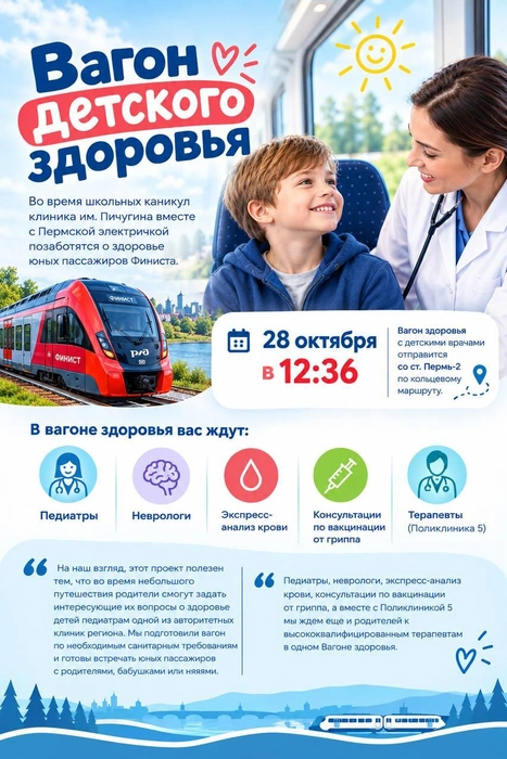 Афиша мероприятия | Источник: Пермская пригородная компания