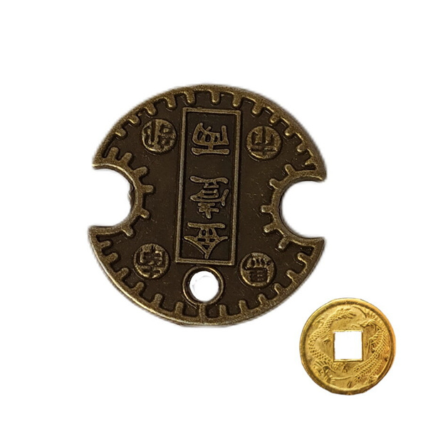 Кошельковый оберег «Неразменная монета» + монета «Денежный талисман»