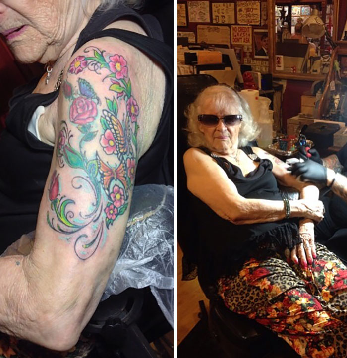 20 примеров, когда татуировки в старости смотрятся круто