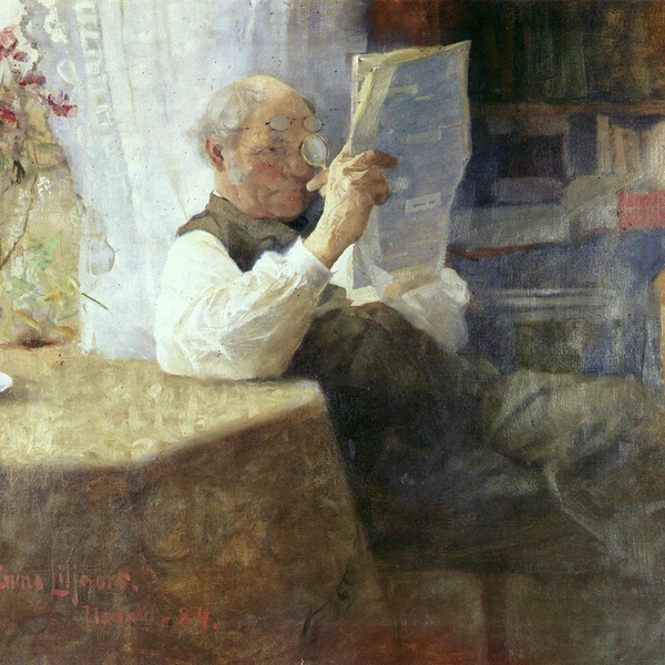 Бруно Лильефорс. «Портрет отца». 1884 | Источник: Wikimedia Commons