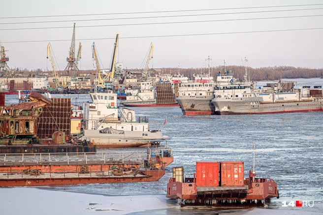 Порт Якутска | Источник: Олег Федоров / 14.RU