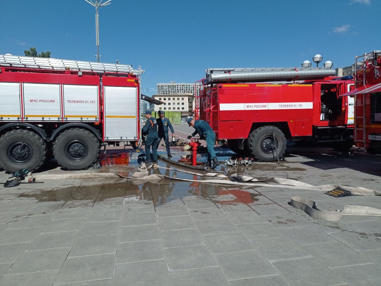 Пожарные без воды