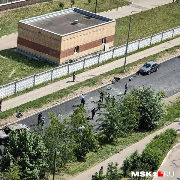 Из-за взрыва дорогу на улице Кожедуба перекрыли | Источник: Дмитрий Бондарев / MSK1.RU