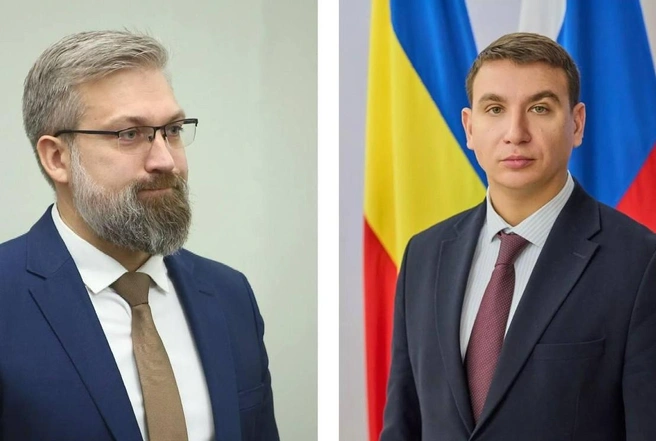Александр Бурыкин и Денис Полюбин | Источник: Александр Скрябин / Telegram.org
