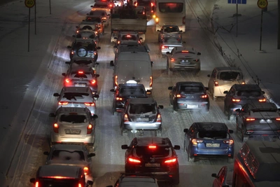 Рязань сковали вечерние пробки на 10 баллов