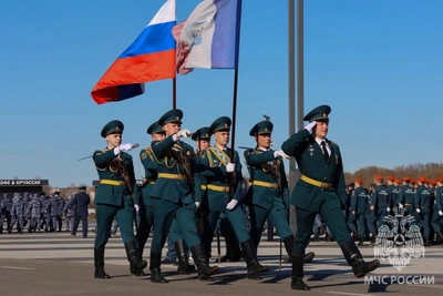 Великий Новгород проводит первую тренировку к Параду Победы