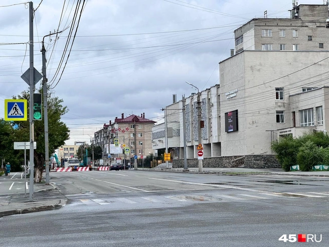 Открытие проезда по Пролетарской переносится | Источник: Юлия Король / 45.RU