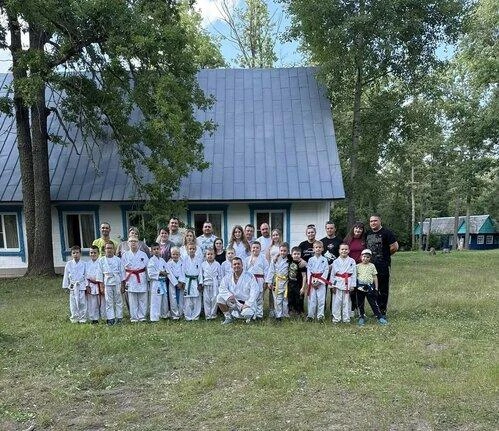 Каратэ-семья на всероссийском марафоне «Сила России» | Источник: www.city.tambov.gov.ru