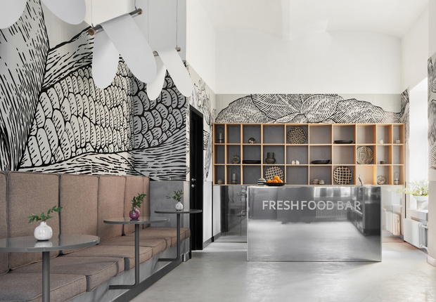 Фото №1 - Маленькое кафе здоровой еды Fresh Food Bar в Москве