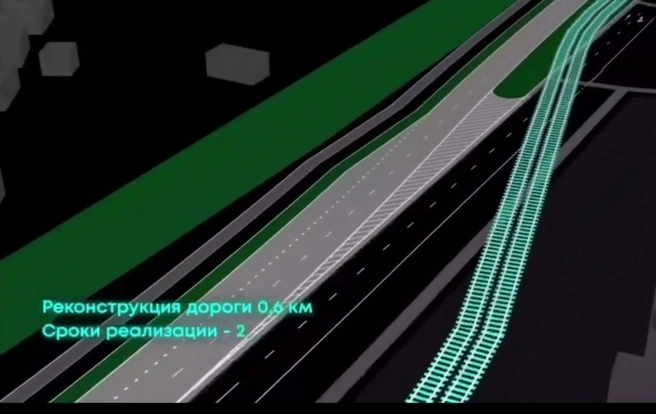 Мэр показал схему, как собираются реконструировать участок улицы Красных Партизан | Источник: emnaumov / T.me