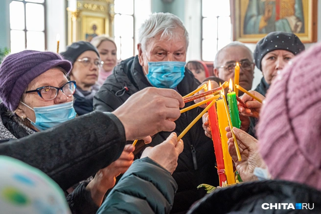 Прийти и соприкоснуться с частицей огня в главном храме Читы можно будет с 12:00 | Источник: Олег Фёдоров / CHITA.RU