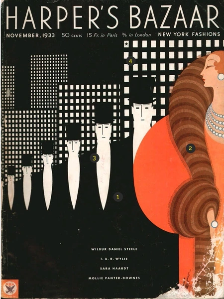 Harper’s Bazaar, ноябрь 1933 | Источник: Harper’s Bazaar