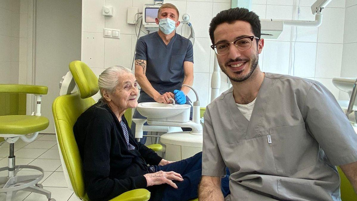 зуб 100-летняя женщина