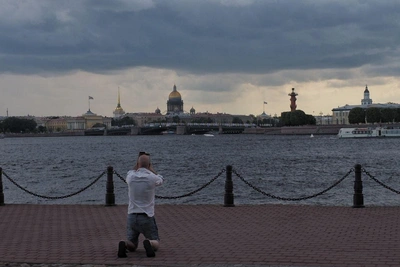 В Петербурге гроза, в Ленобласти град: фото и видео