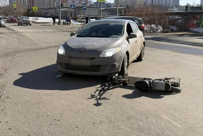Электровелосипедист травмирован в аварии в Рязани