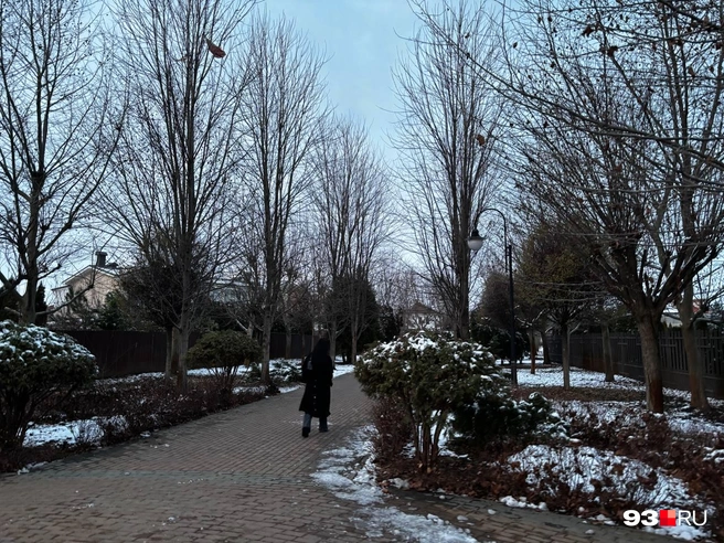 Тропинки уже почистили | Источник: Алина Лустина / 93.RU