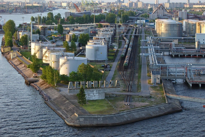 Елена Васильева рассказала о работе Петербургского нефтяного терминала в эпоху перемен | Источник: Антон Ваганов / ТАСС