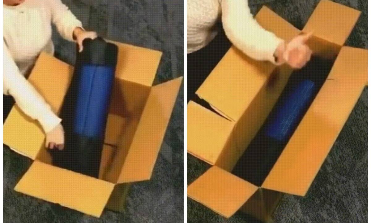 Как сложить картонную коробку