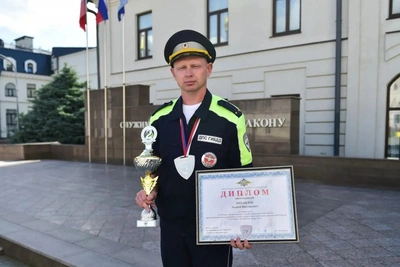 Инспектор из Казани стал вторым в конкурсе ГАИ